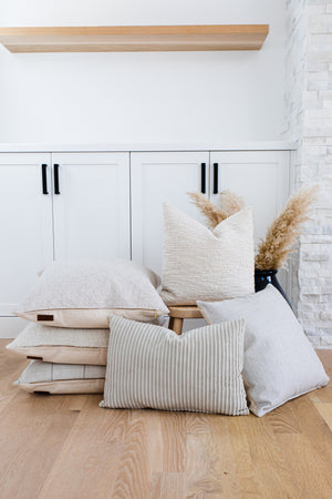 WILLA || Neutral Bouclé Textured Pillow Cover