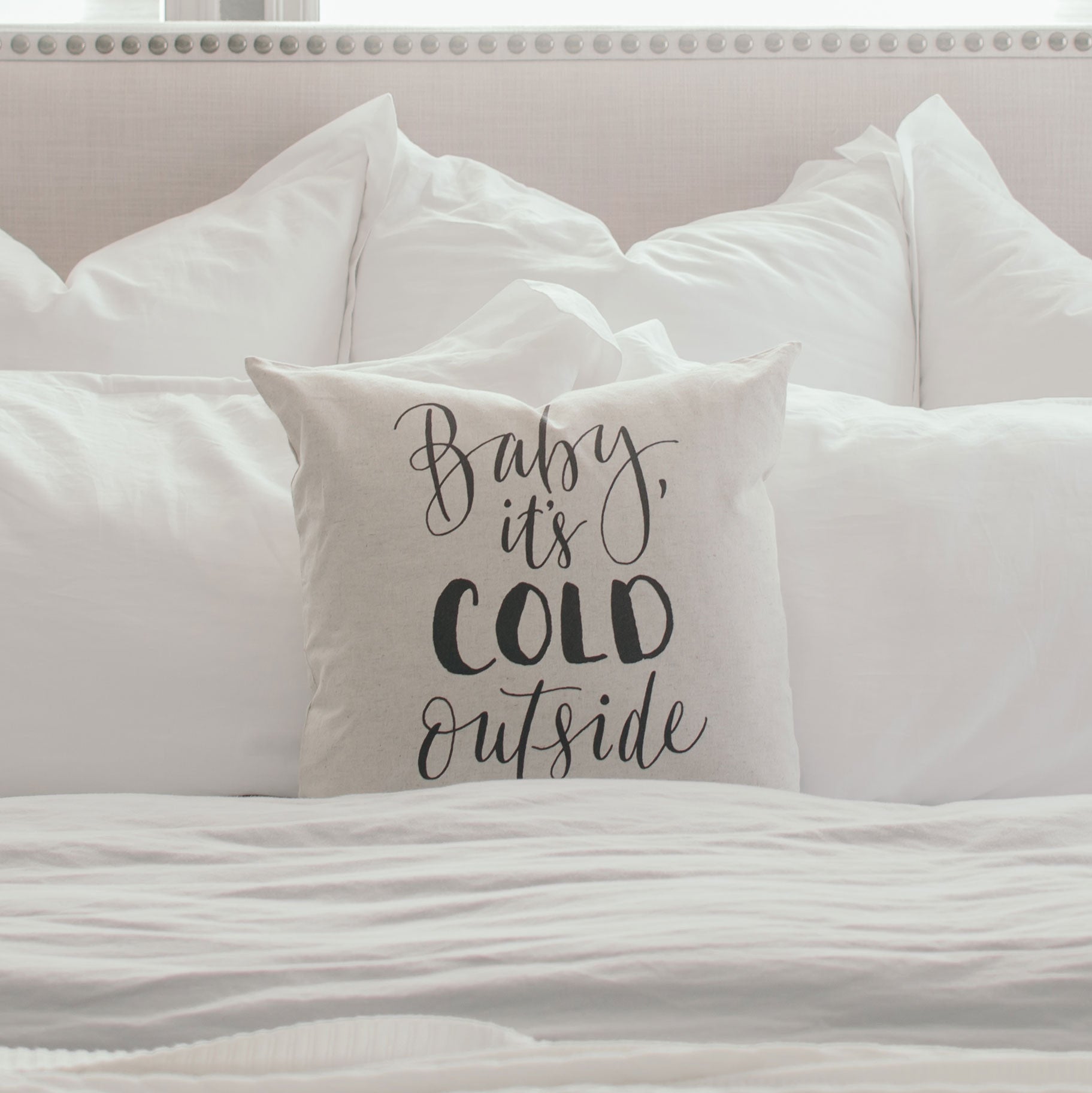 Baby it's cold outside pillow best sale