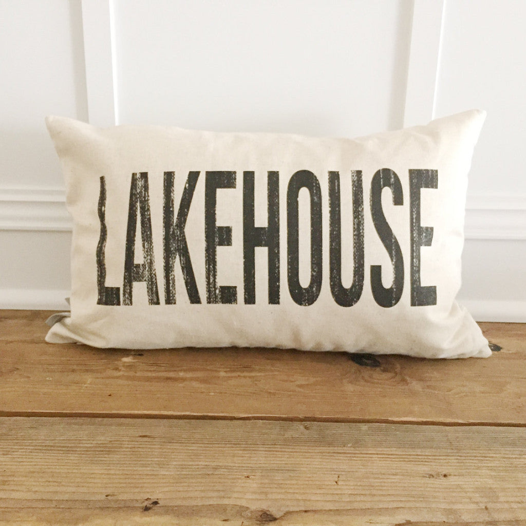 Lake house shop throw pillows